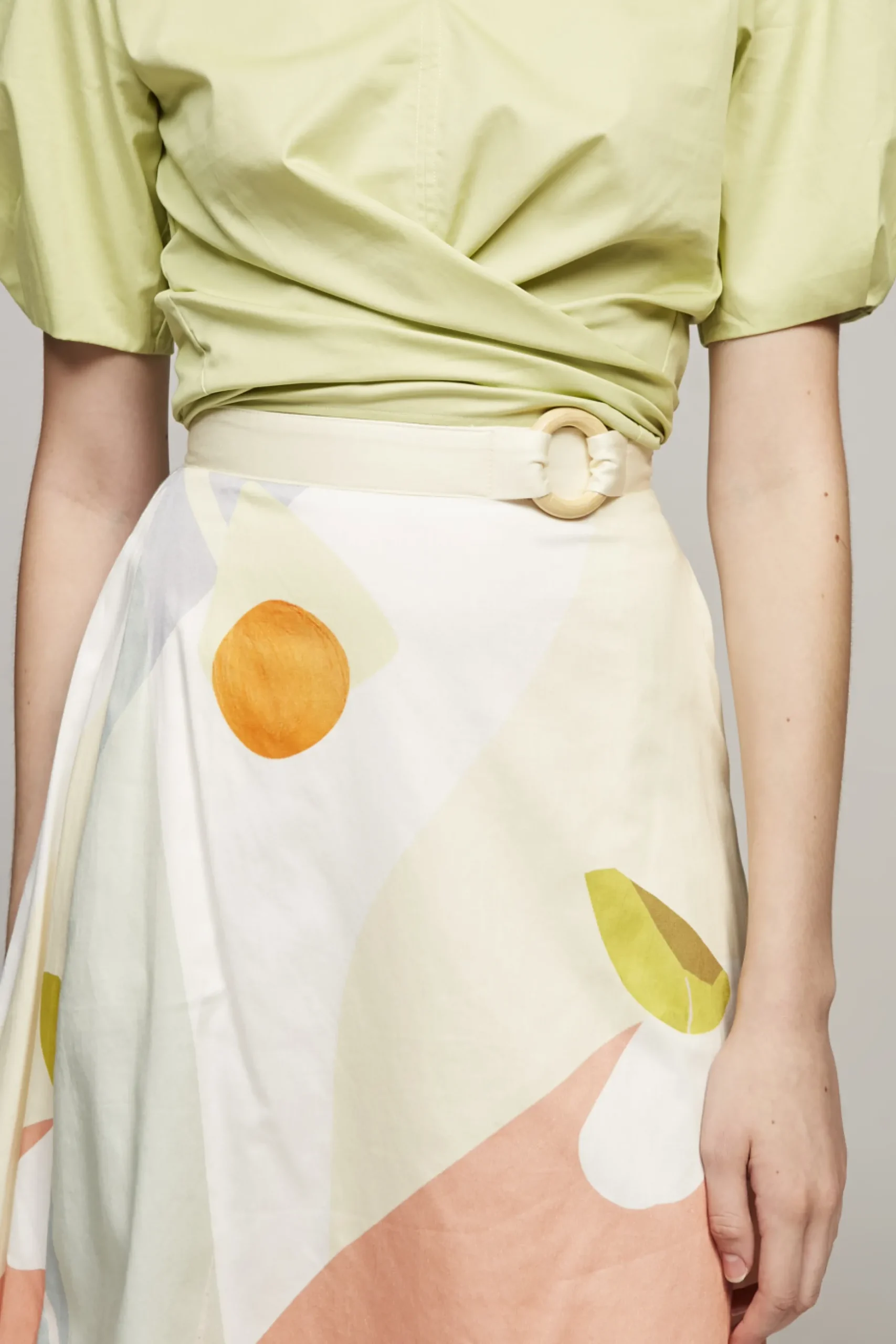 Morning Asymmetrical Midi Skirt