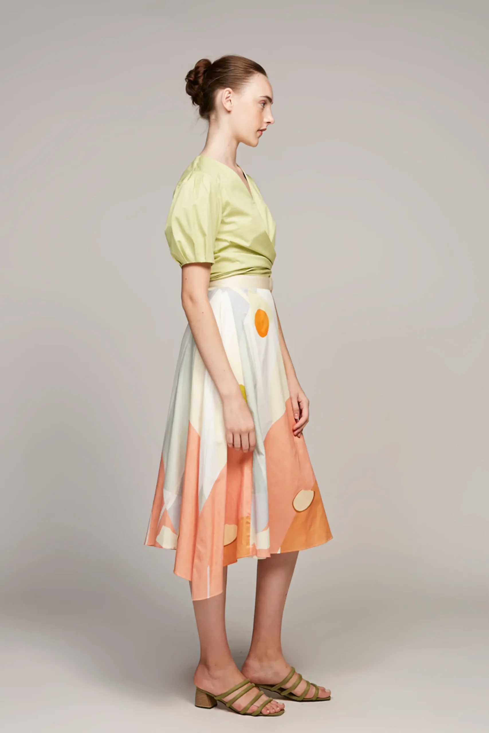 Morning Asymmetrical Midi Skirt