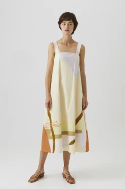 Mountains Cotton Tent Dress