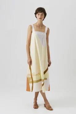 Mountains Cotton Tent Dress