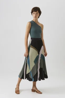 One-Shoulder Jersey Top