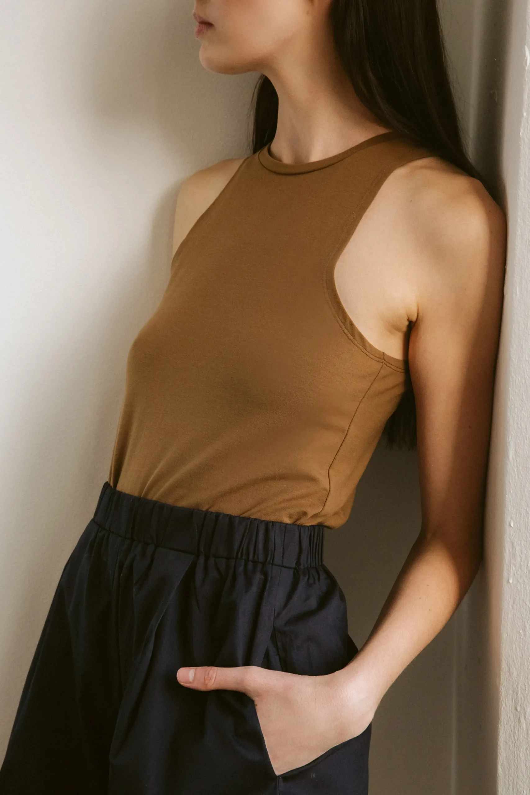 Organic Cotton Boxy Pleat Shorts