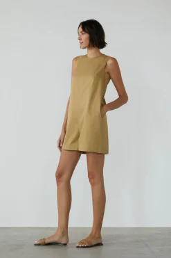 Organic Cotton Gathered Romper