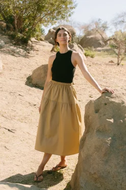 Organic Cotton Gathered Skirt