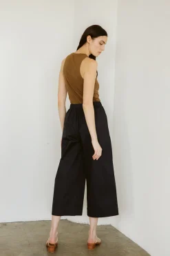 Organic Cotton Pleat Culottes