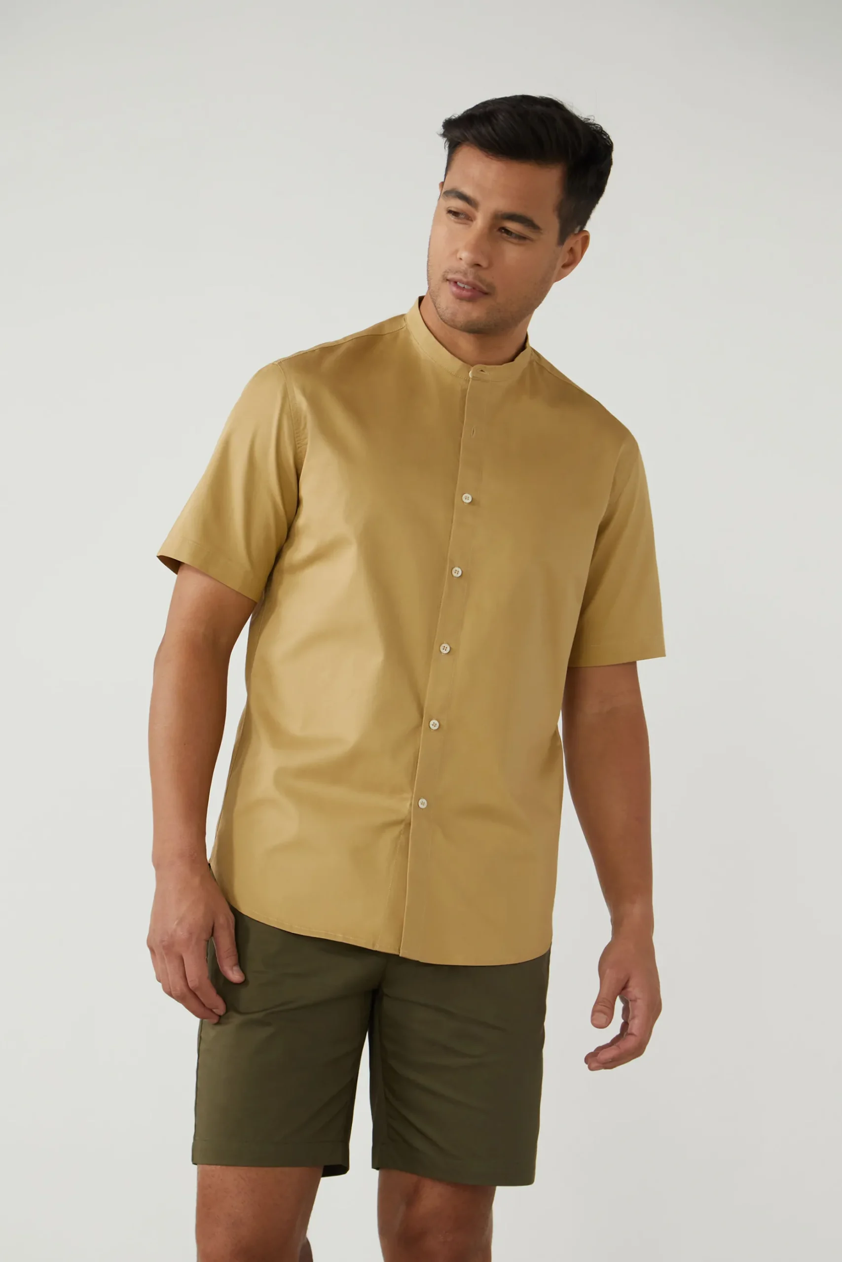 Organic Cotton Short-Sleeved Shirt