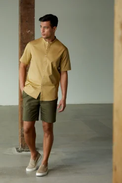 Organic Cotton Short-Sleeved Shirt