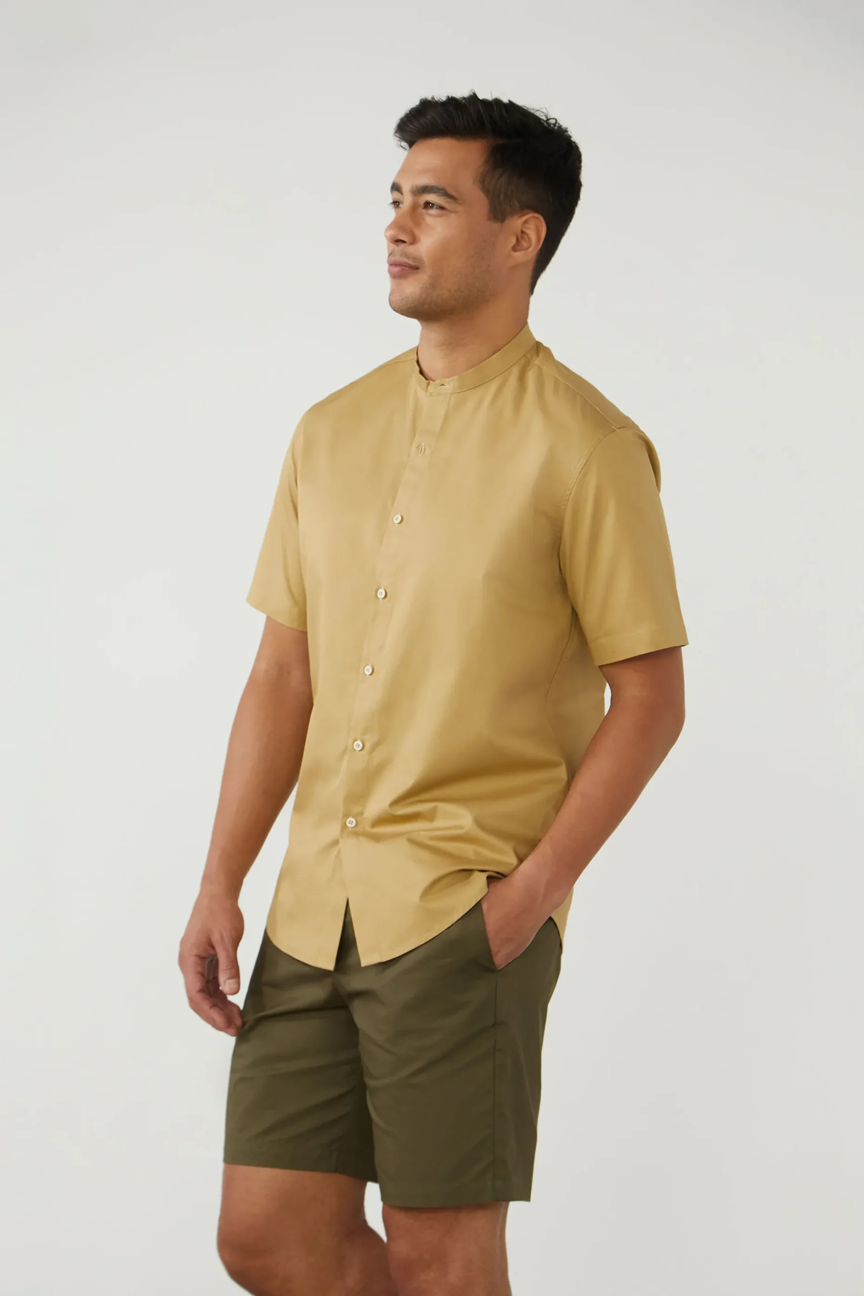 Organic Cotton Short-Sleeved Shirt