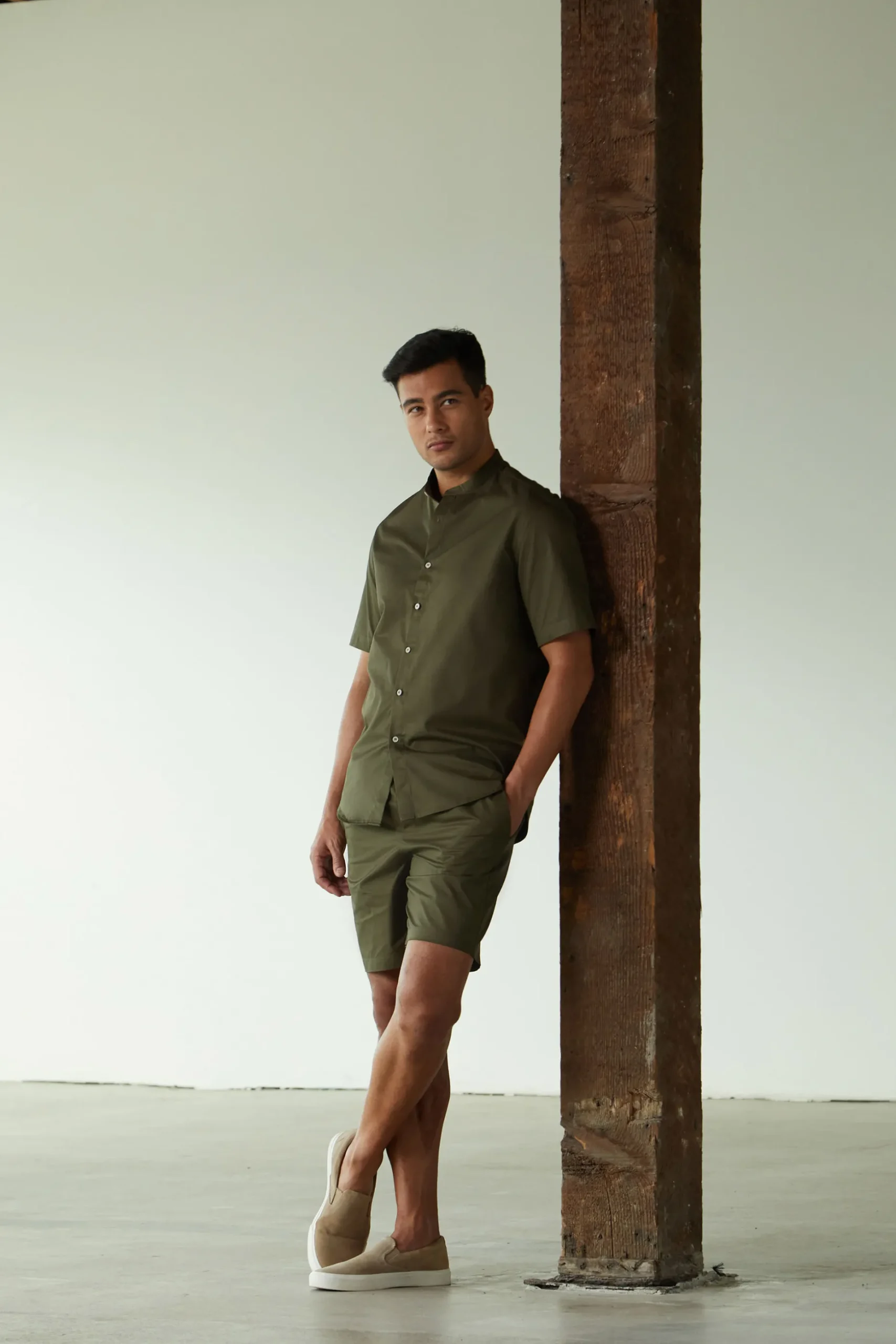 Organic Cotton Short-Sleeved Shirt