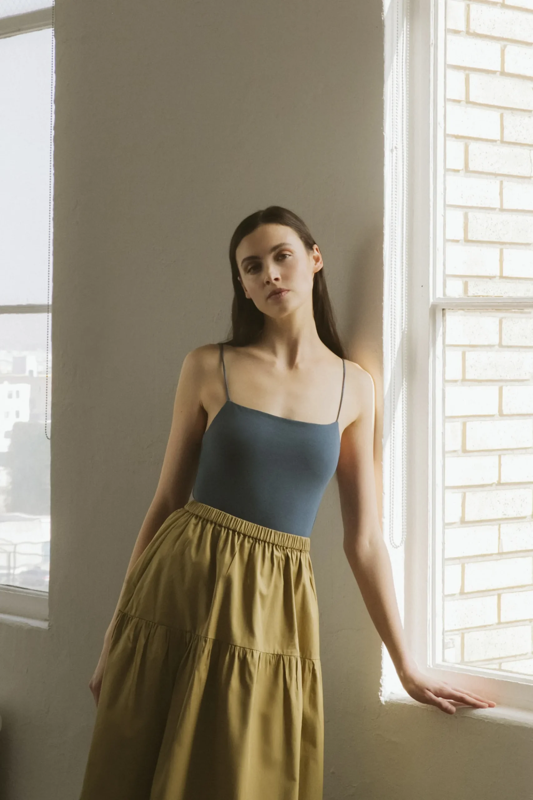 Organic Jersey Cami Bodysuit