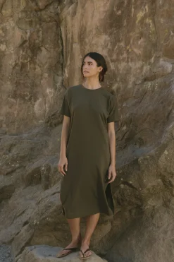 Organic Jersey Relaxed Tee Dress