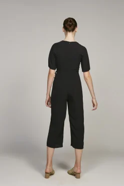 Pleat Sleeve Jumpsuit
