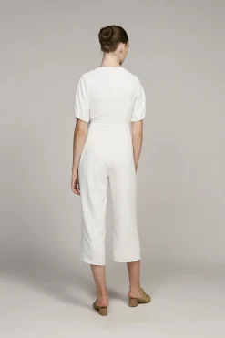 Pleat Sleeve Jumpsuit