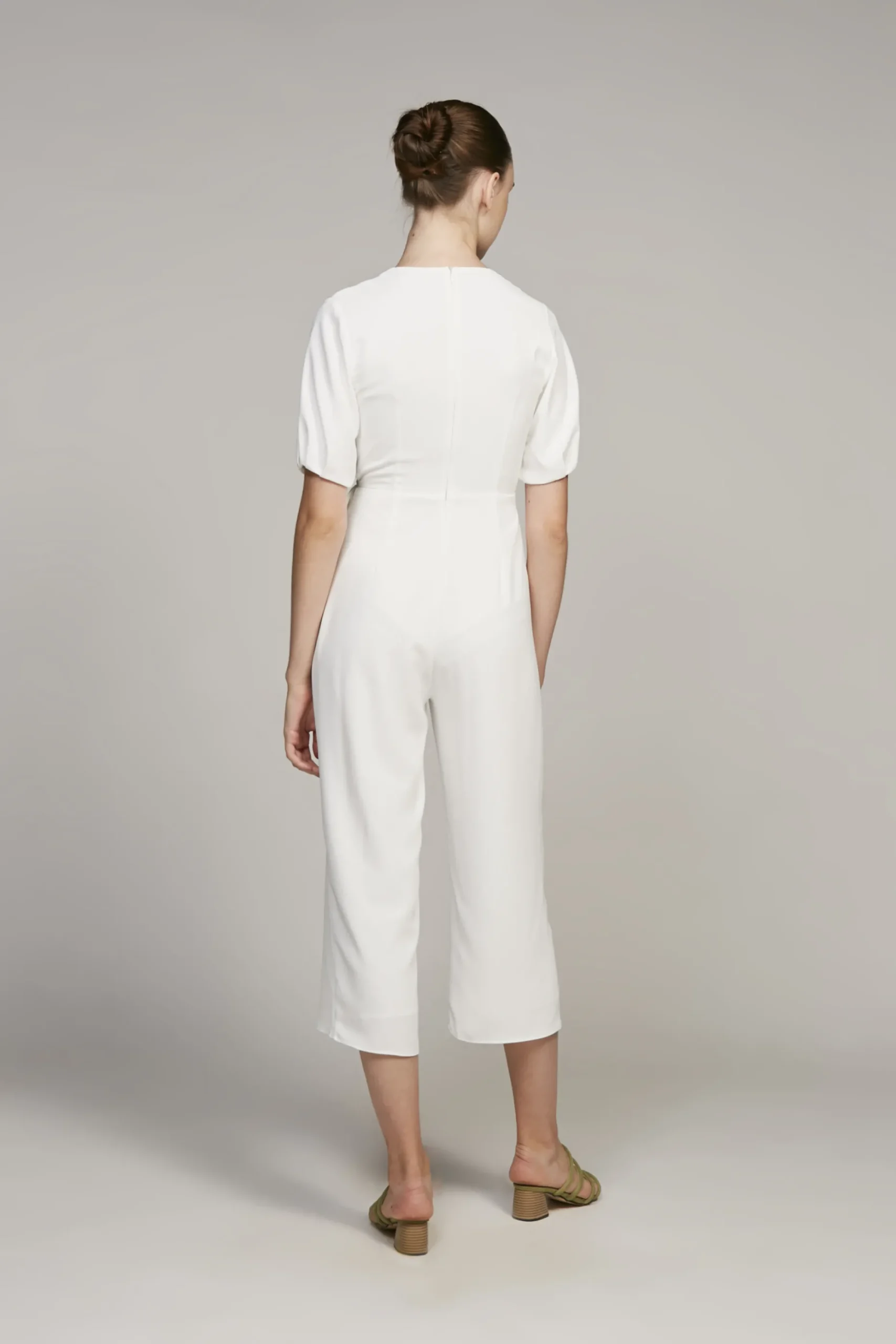 Pleat Sleeve Jumpsuit