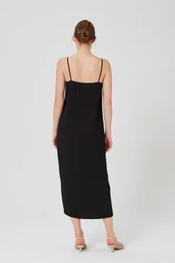 Pleated Column Dress