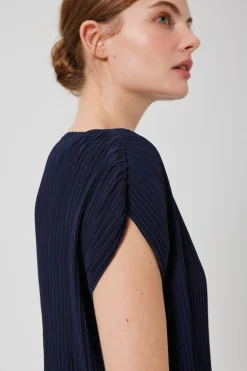 Pleated Kaftan Top