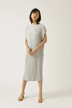 Pleated Kaftan Top