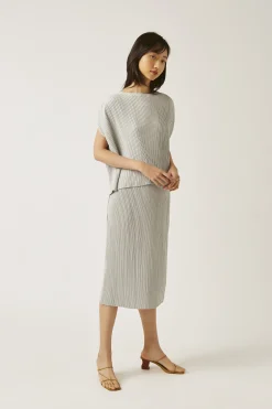 Pleated Kaftan Top
