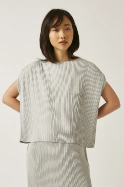 Pleated Kaftan Top