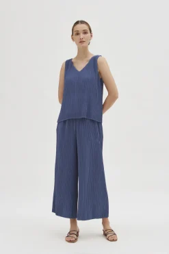 Pleated Shift Top