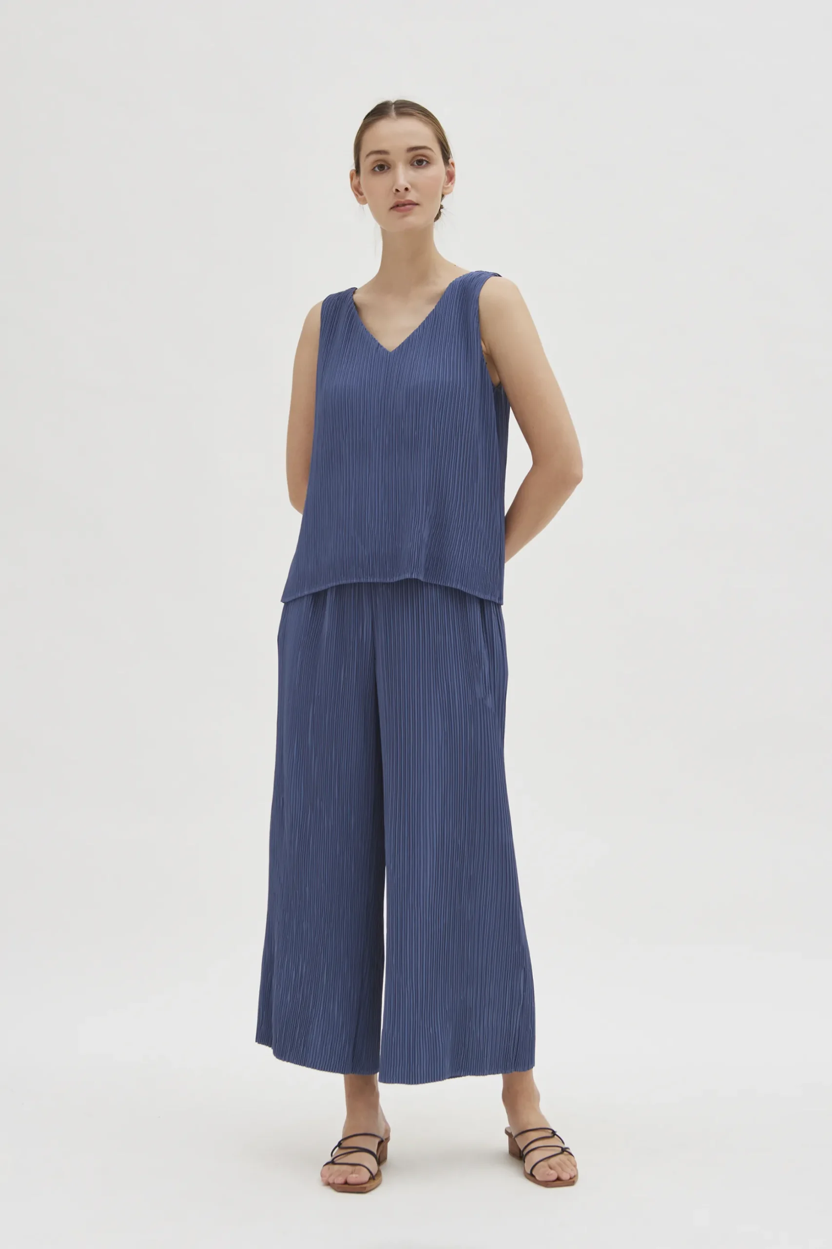 Pleated Shift Top
