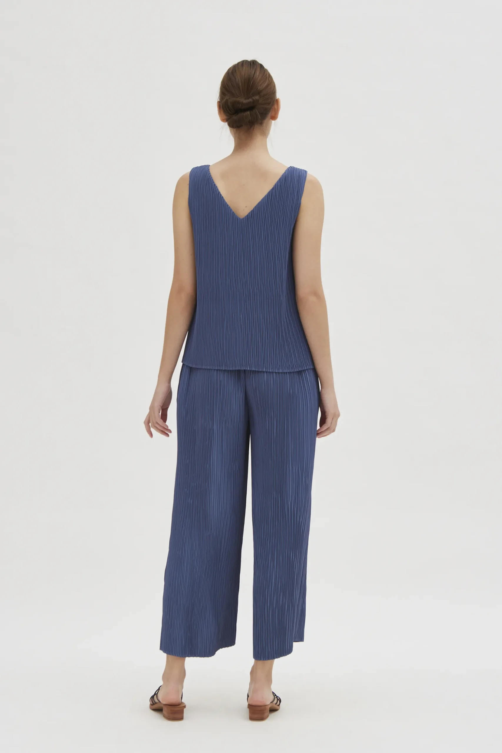 Pleated Shift Top