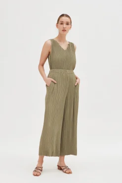Pleated Shift Top