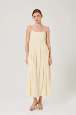 Pleated Tent Dress