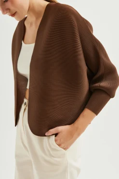 Plissé Pleated Shrug