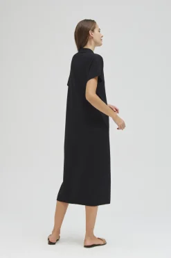 Polo Knit Midi Dress
