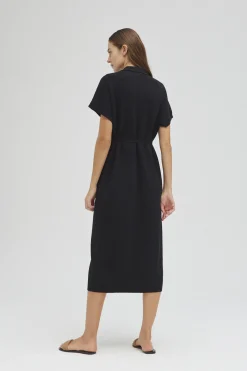Polo Knit Midi Dress