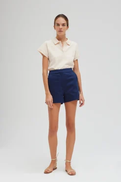 Polo Knit Top