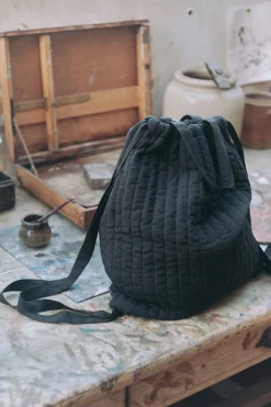 Quilted Drawstring Bag