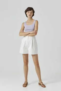 Raw Hem Shorts