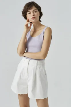 Raw Hem Shorts