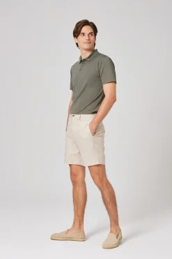Rayon Button-Front Polo