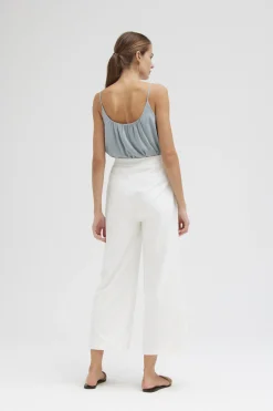 Rayon Gathered-Back Slip Cami