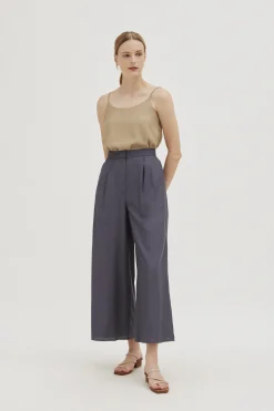 Rayon Wide-legged Pants