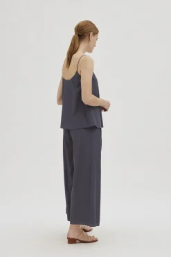 Rayon Wide-legged Pants