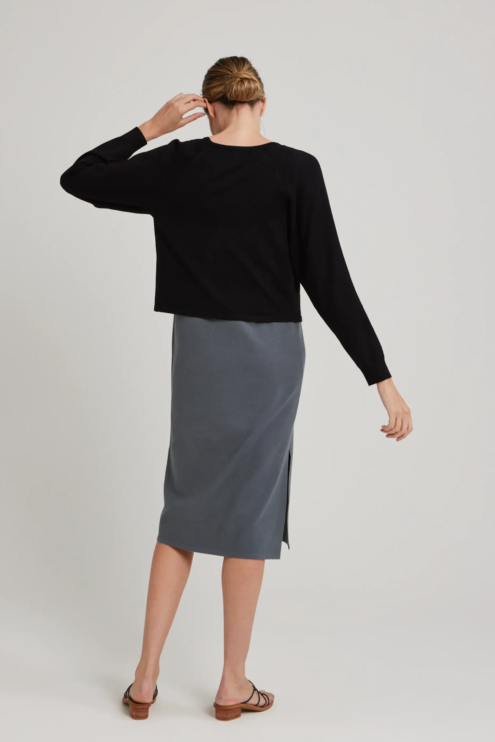 Relaxed Button Knit Cardigan