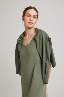 Relaxed Button Knit Cardigan