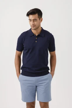 Relaxed Fit Linen Bermuda Shorts
