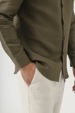 Relaxed Fit Linen Pants