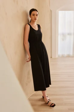 Relaxed U-Neck Jumpsuit