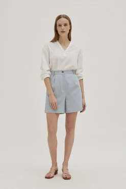 Relaxed V-Neck Blouse