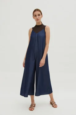 Relaxed V-Neck Cami Jumpsuit