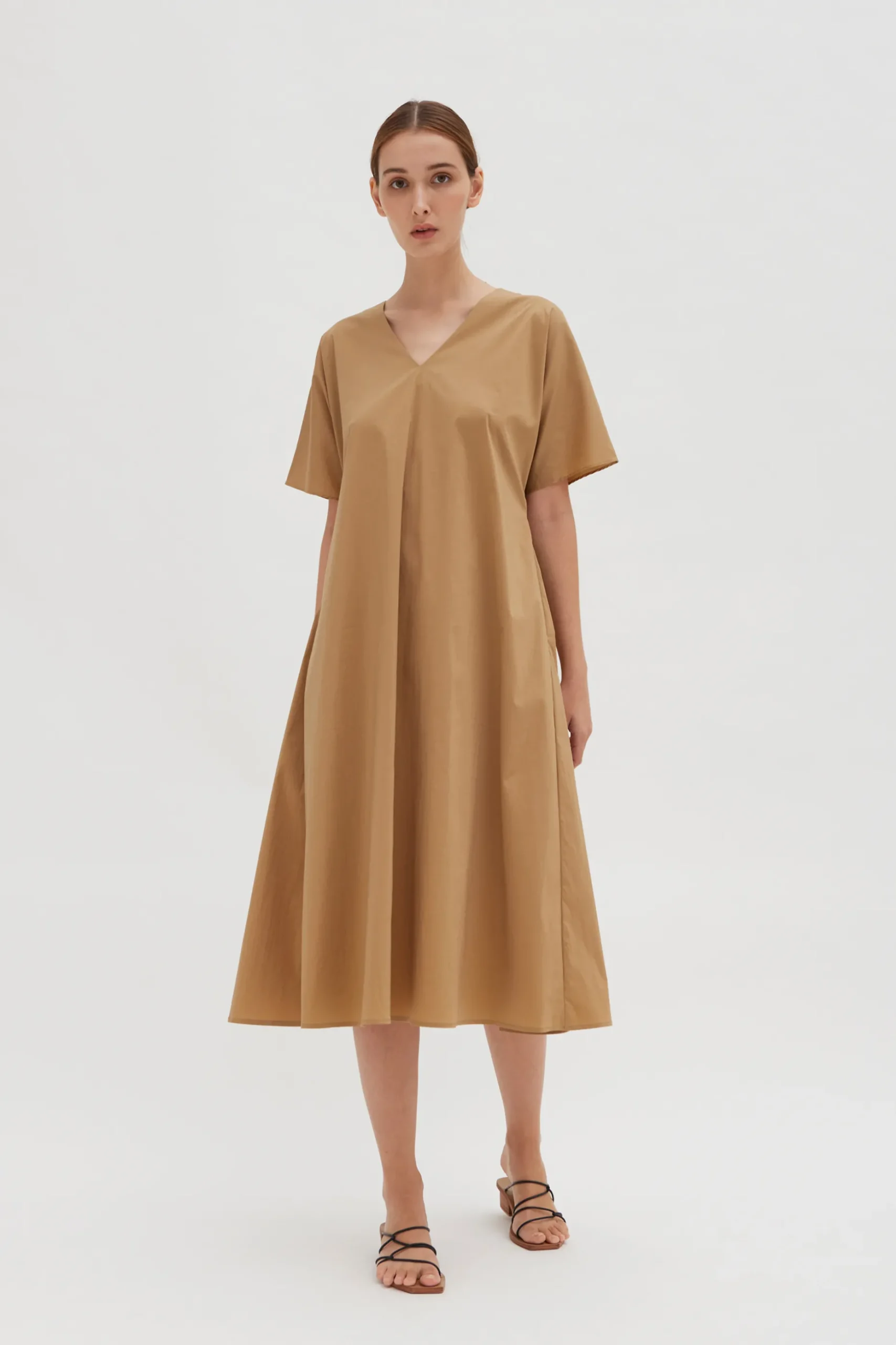 Relaxed V-Neck Dress