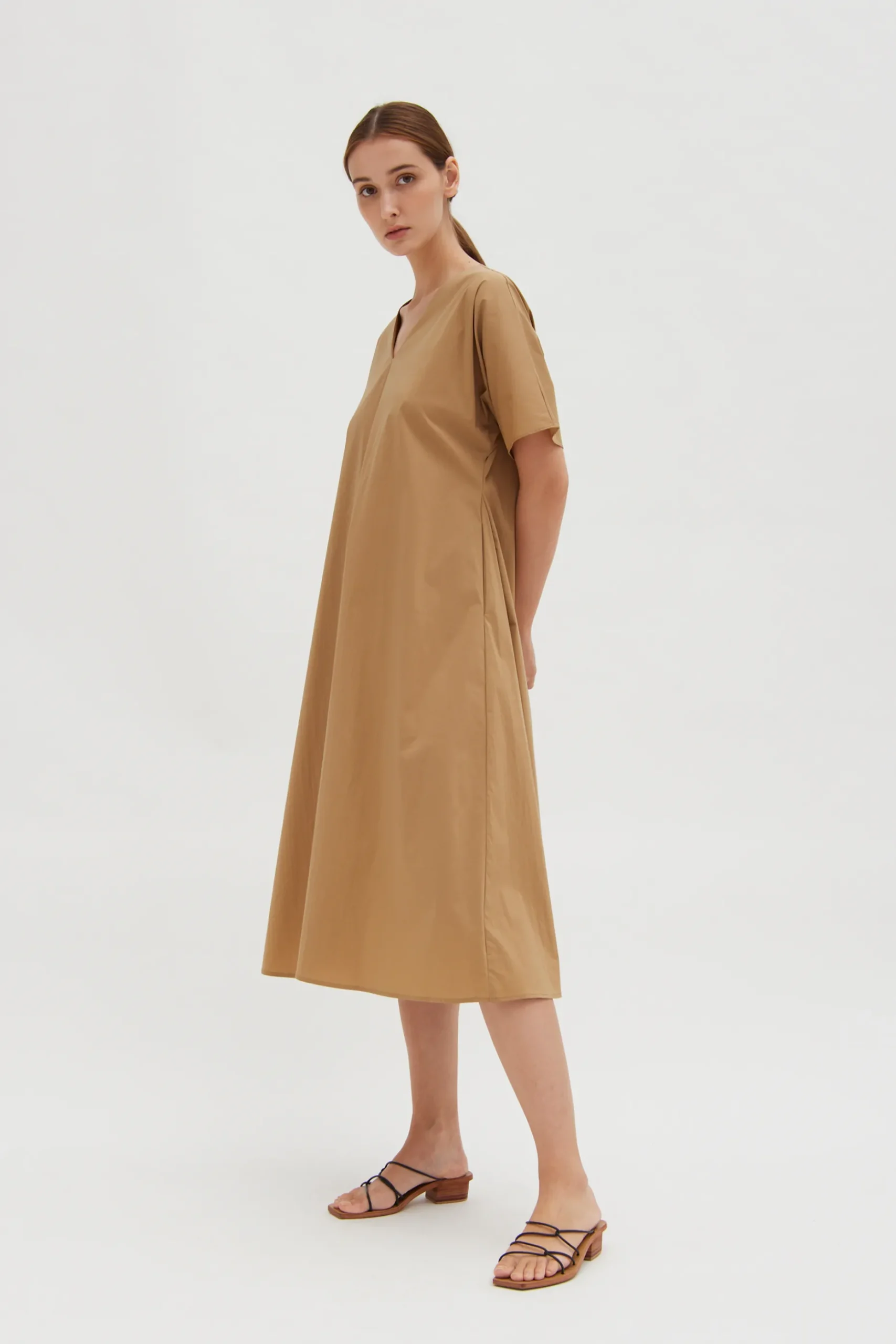 Relaxed V-Neck Dress