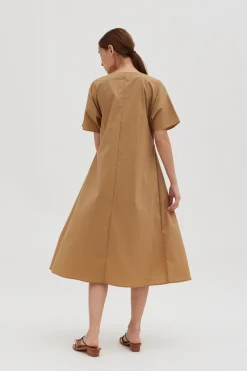 Relaxed V-Neck Dress