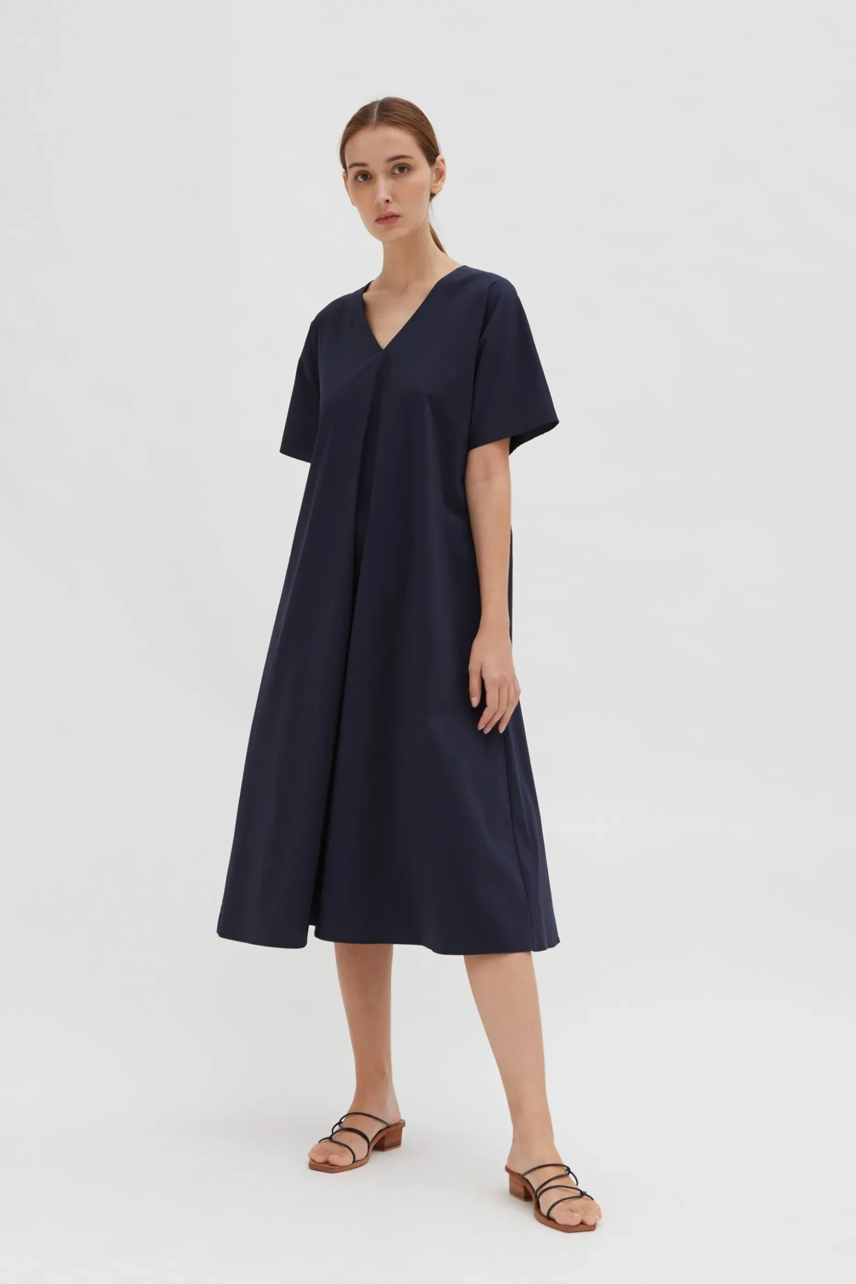 Relaxed V-Neck Dress
